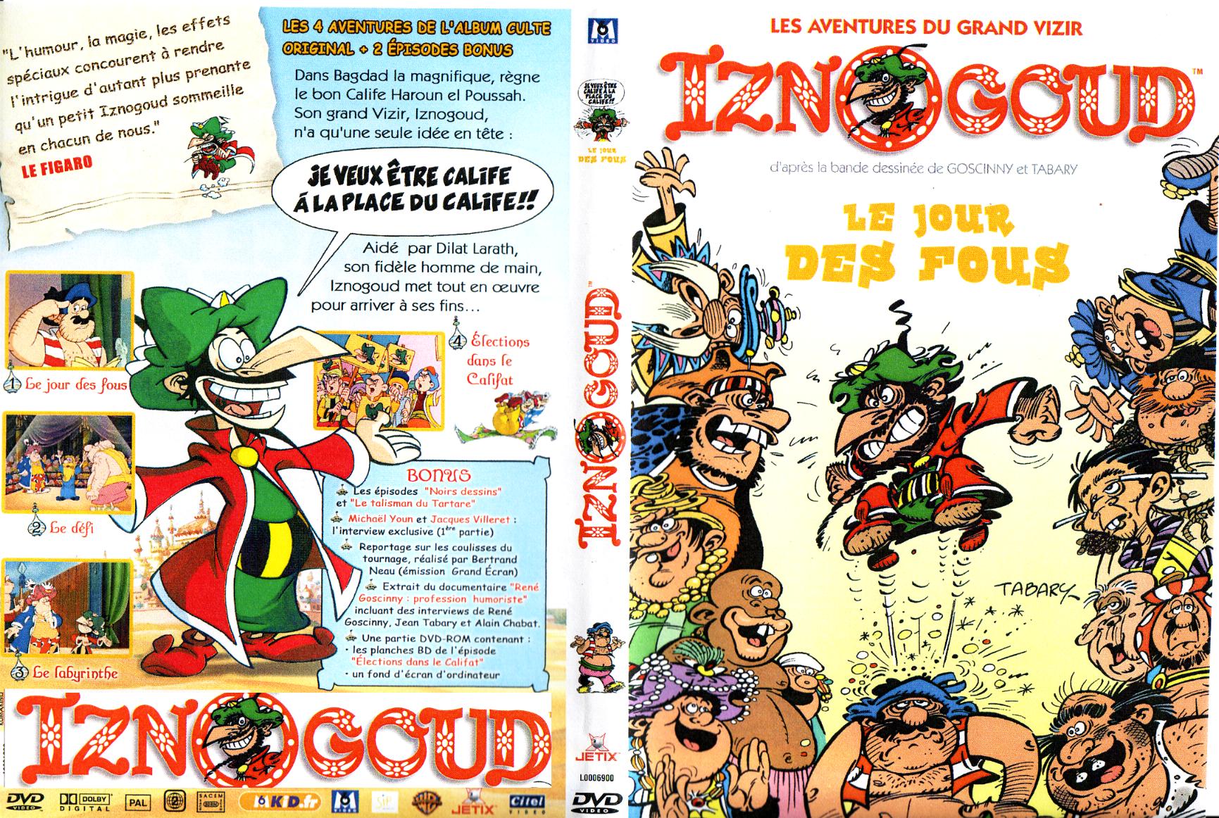 Jaquette DVD Iznogoud - le jour des fous