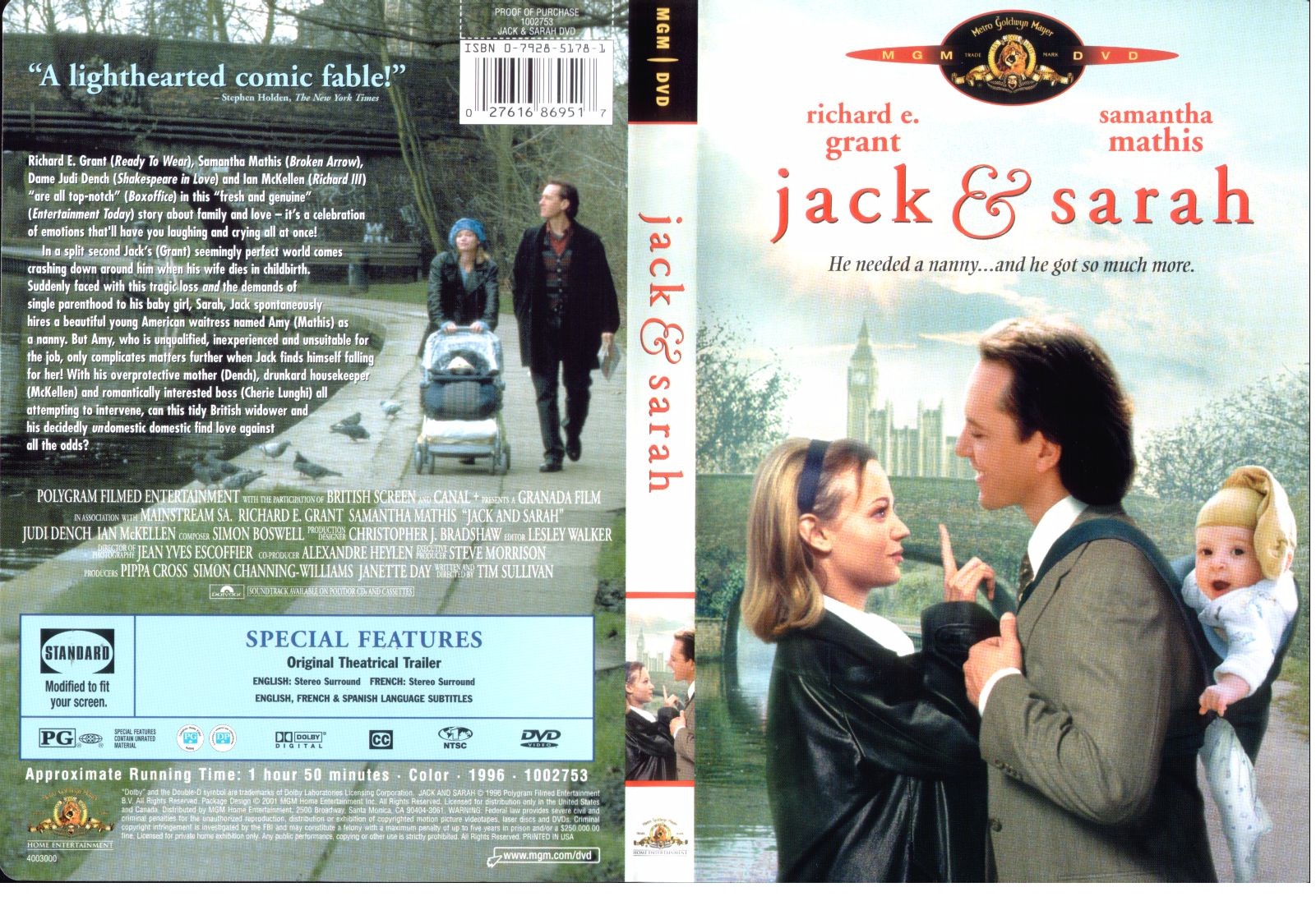 Jaquette DVD Jack et Sarah Zone 1