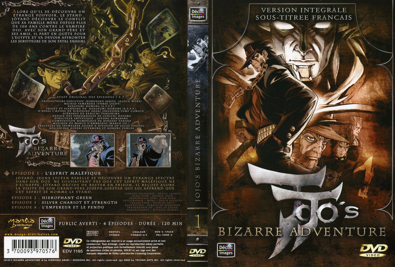 Jaquette DVD Jojo vol 1