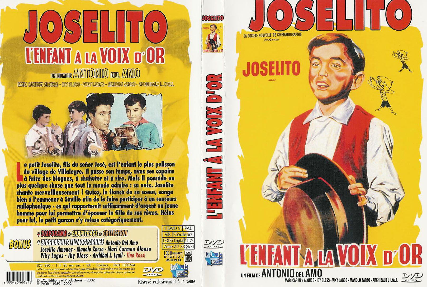 Jaquette DVD Joselito - l