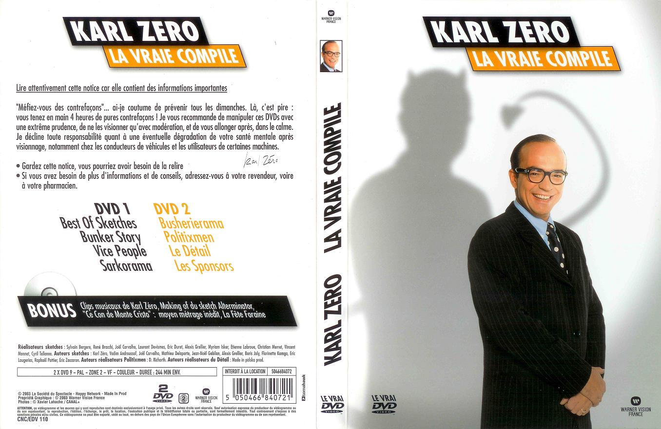 Jaquette DVD Karl Zero la vraie compile
