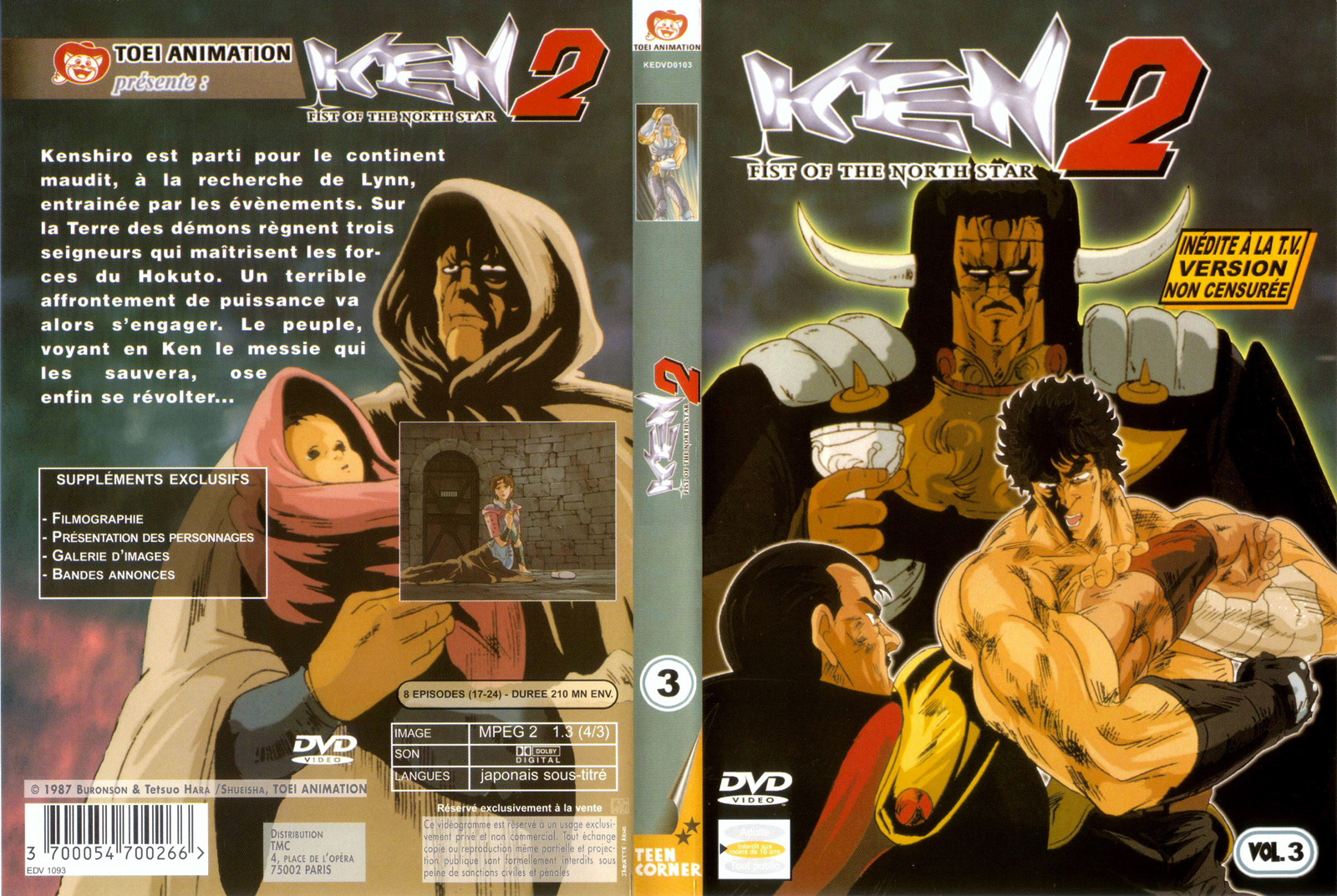Jaquette DVD Ken 2 vol 3