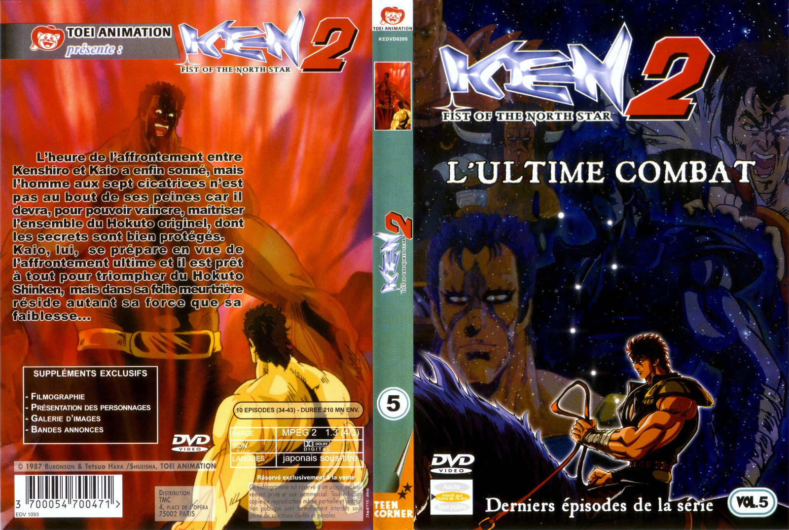 Jaquette DVD Ken 2 vol 5