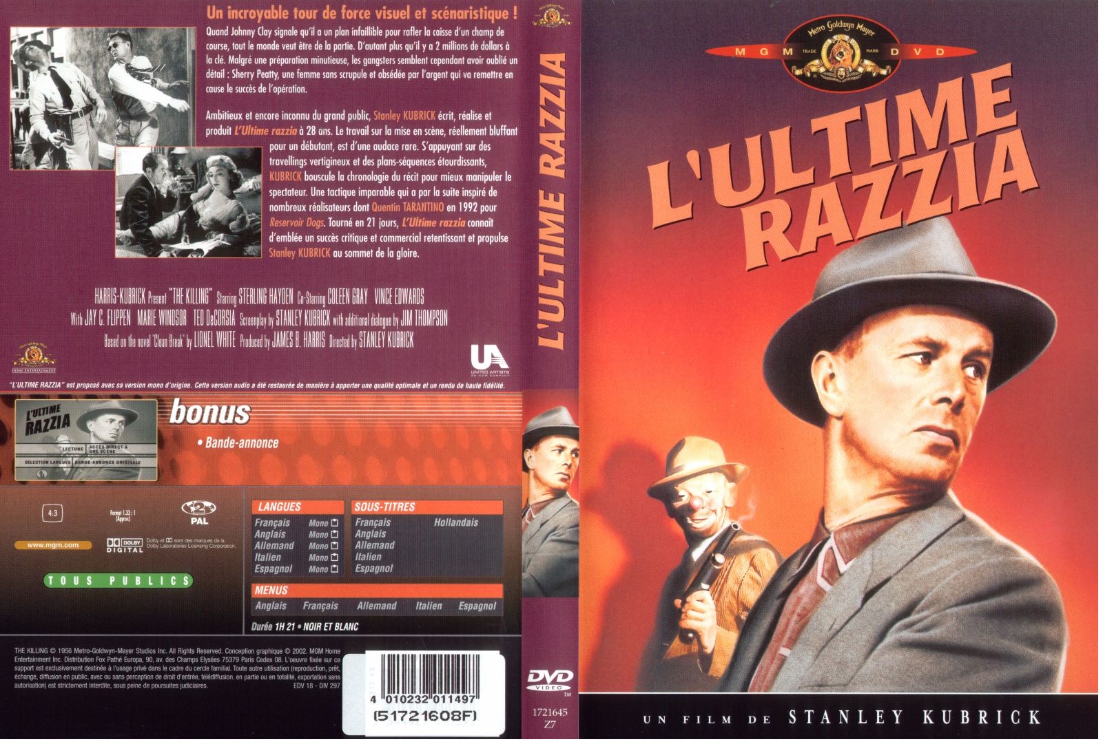 Jaquette DVD L