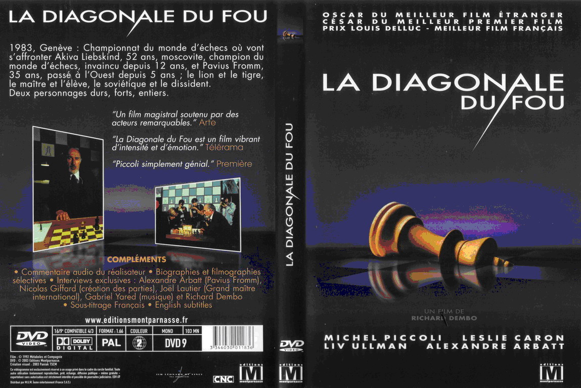Jaquette DVD La diagonale du fou