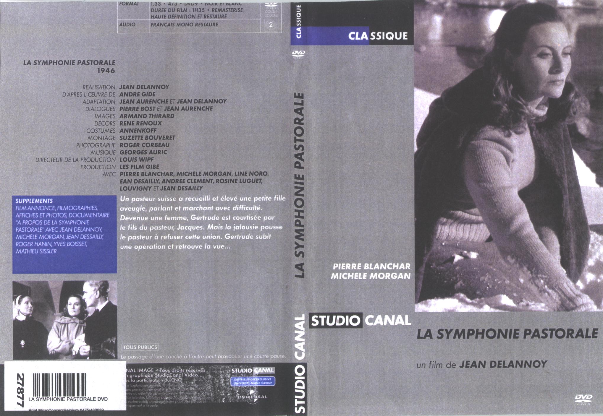 Jaquette DVD La symphonie pastorale