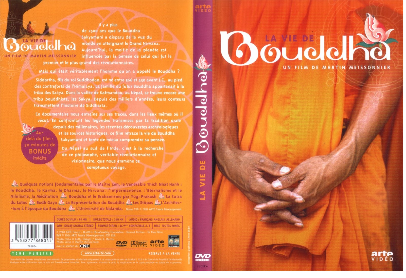 Jaquette DVD La vie de Bouddha