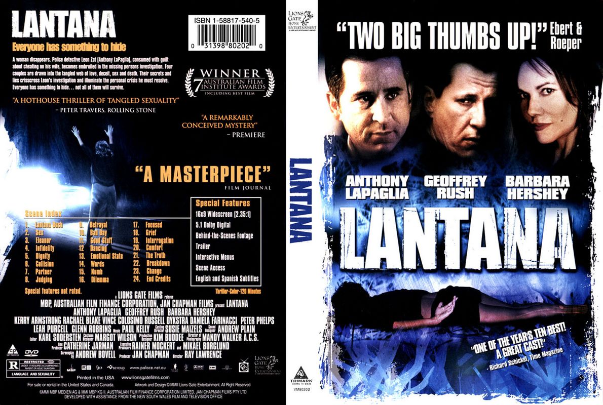 Jaquette DVD Lantana Zone 1