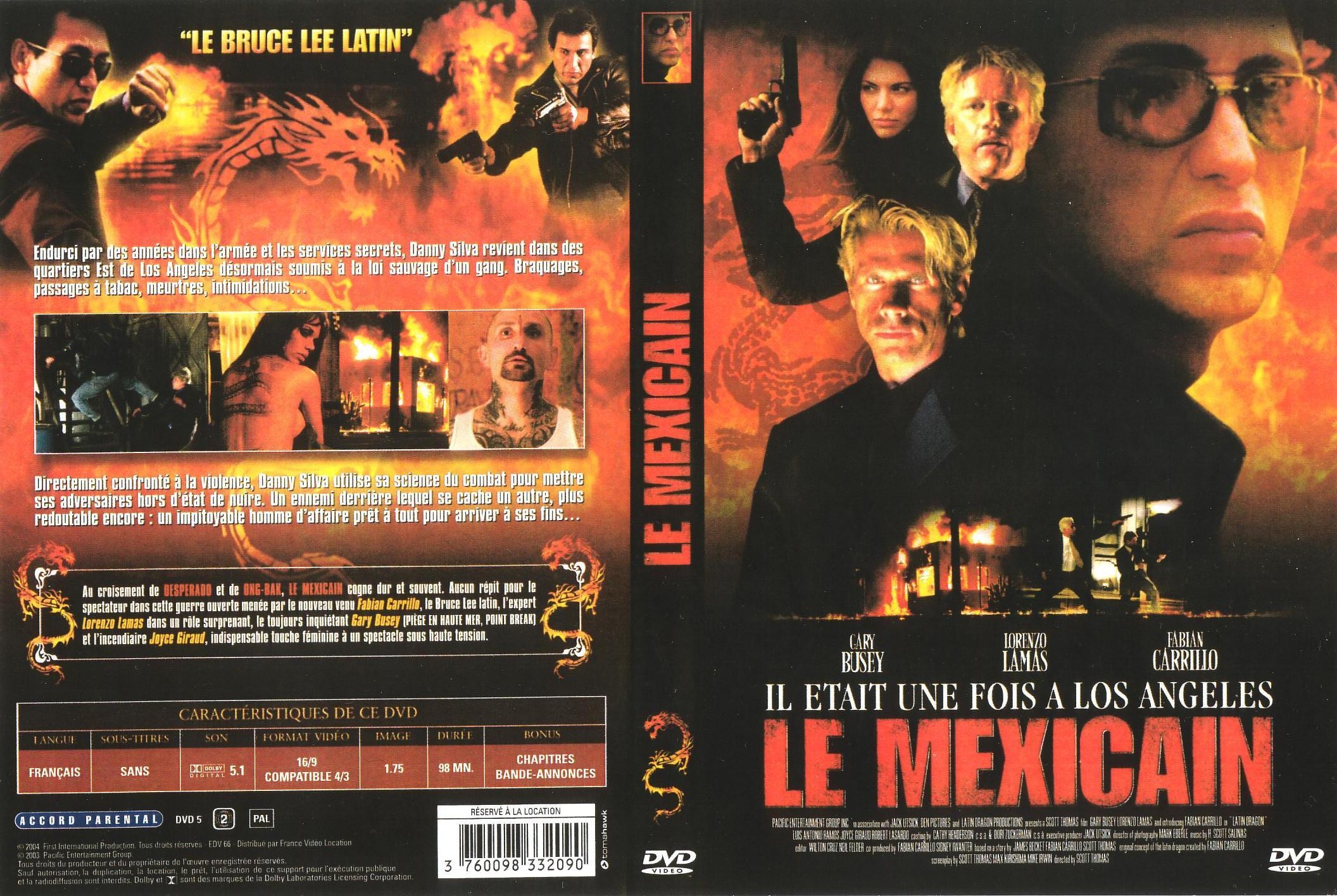 Jaquette DVD Le Mexicain - Il tait une fois  Los Angeles