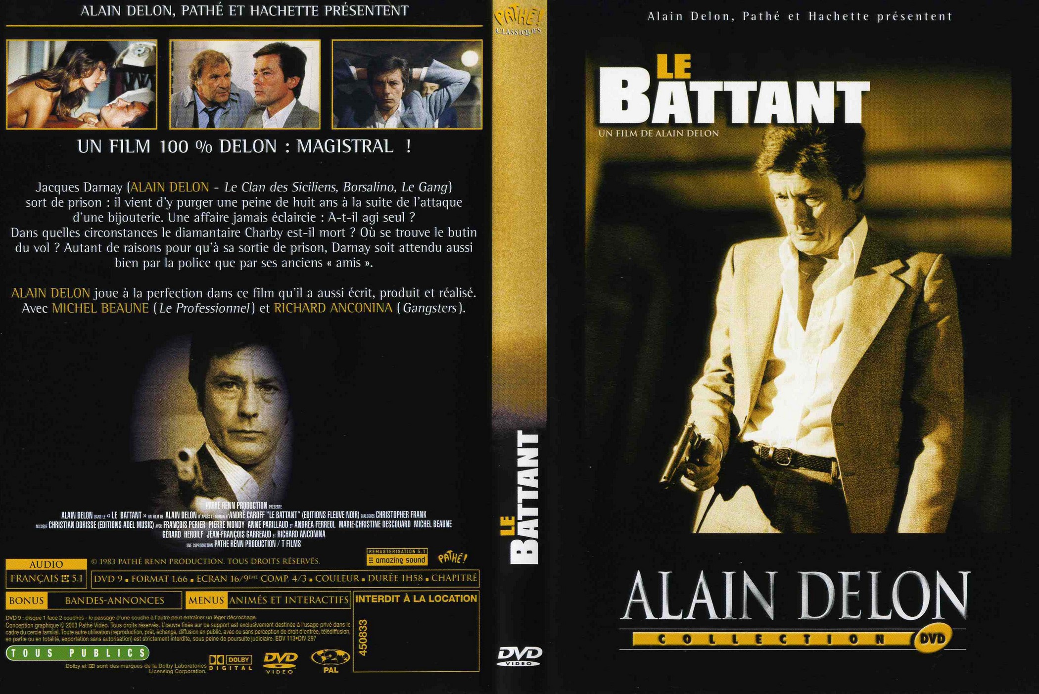 Jaquette DVD Le battant