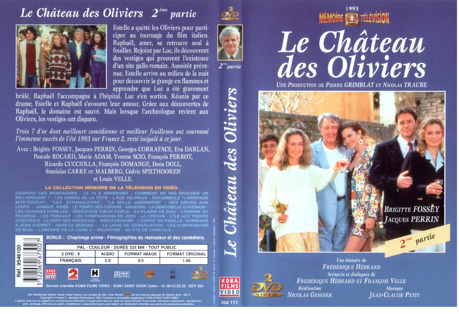 Jaquette DVD Le chateau des oliviers vol 2