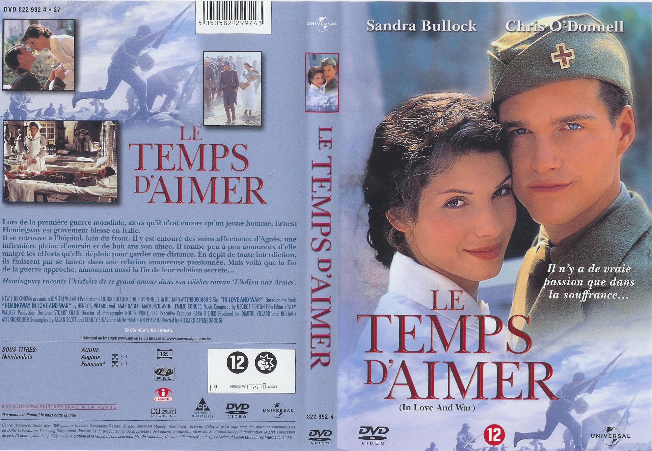 Jaquette DVD Le temps d