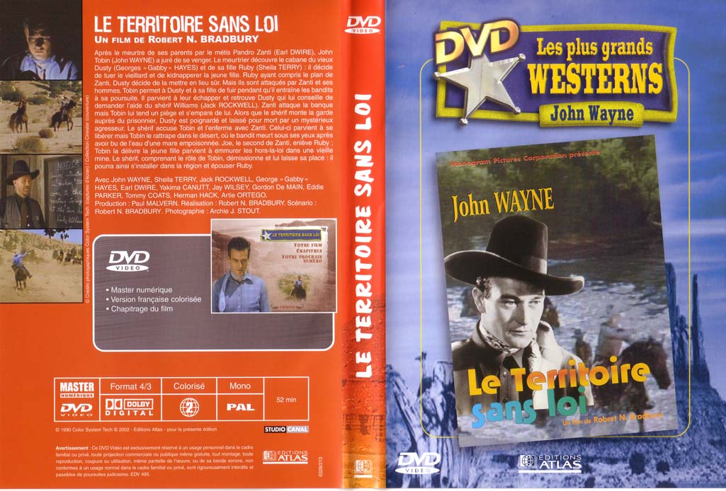 Jaquette DVD Le territoire sans loi