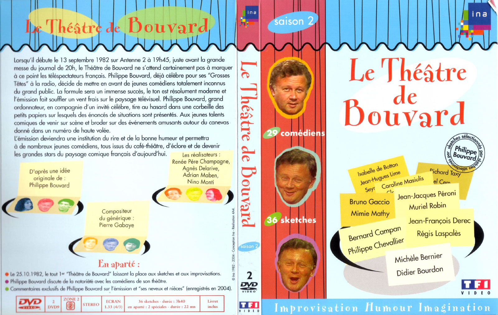 Jaquette DVD Le thatre de Bouvard saison 2