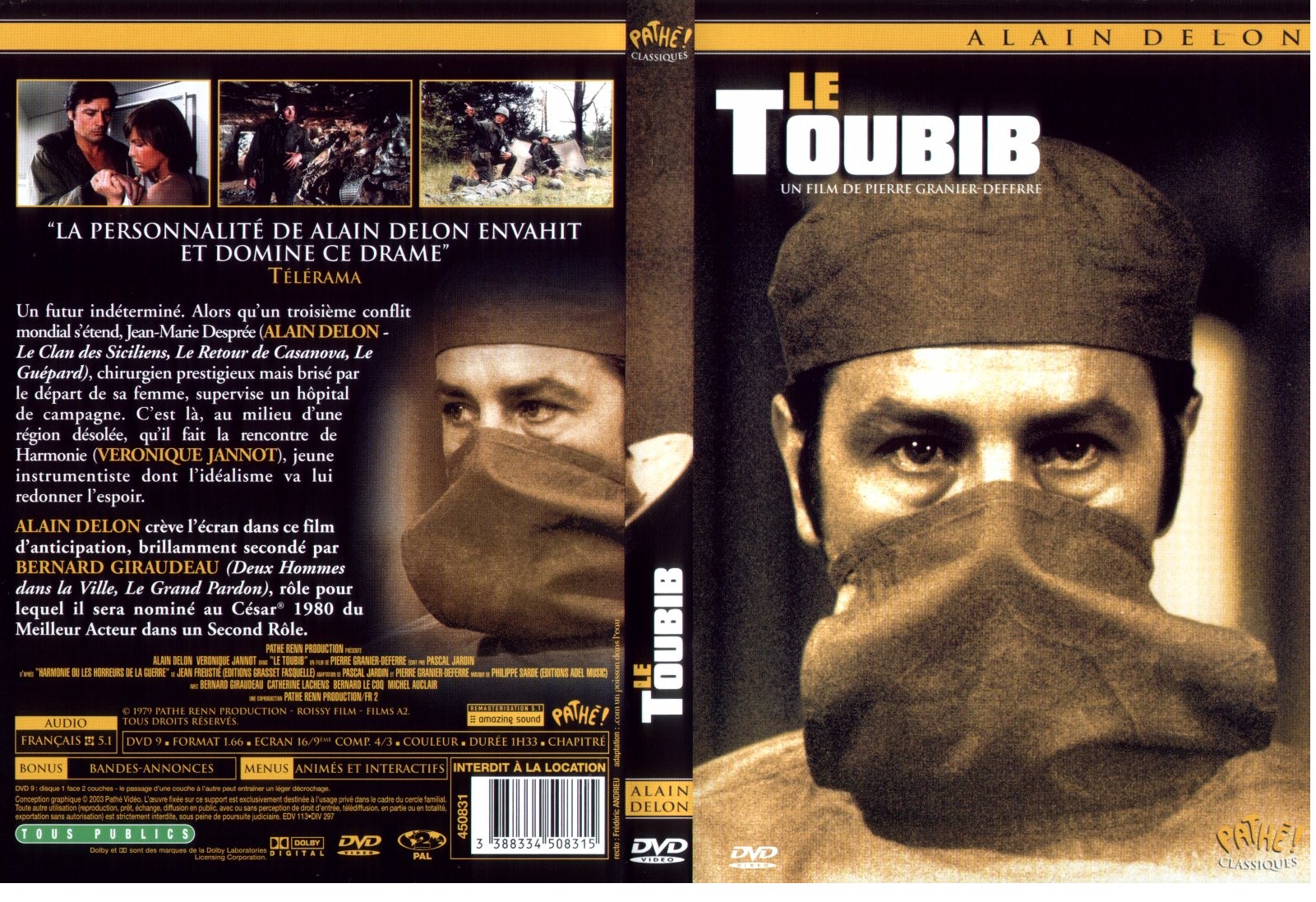 Jaquette DVD Le toubib