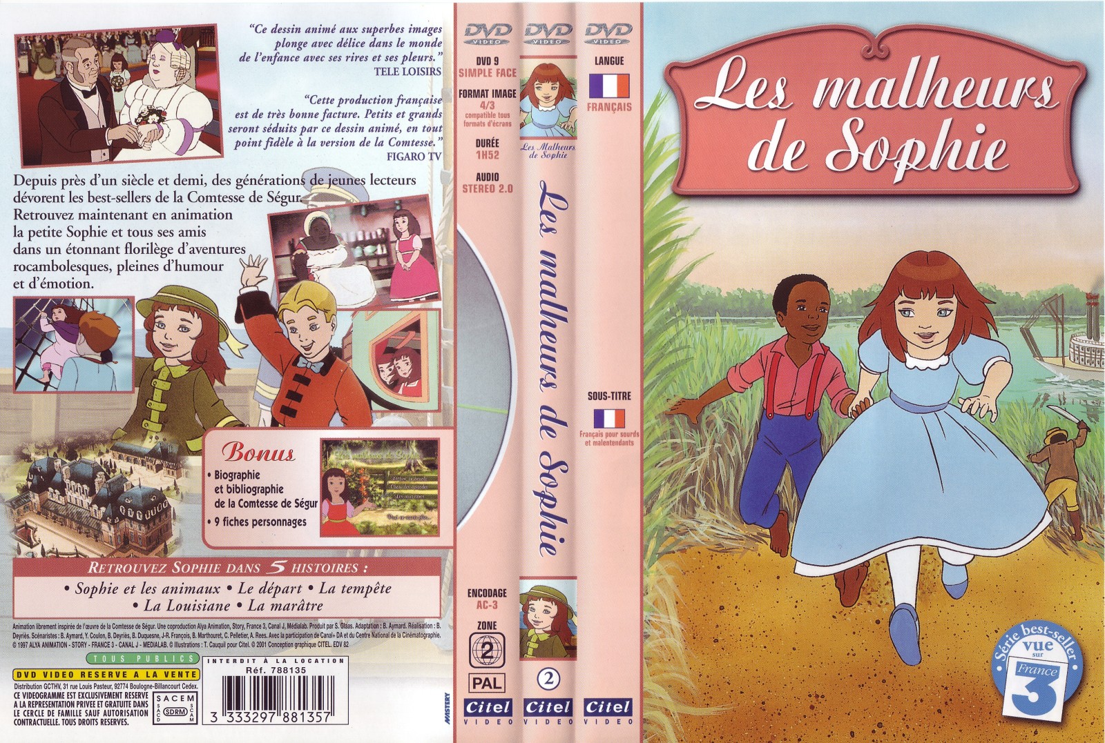 Jaquette DVD Les malheurs de Sophie vol 2