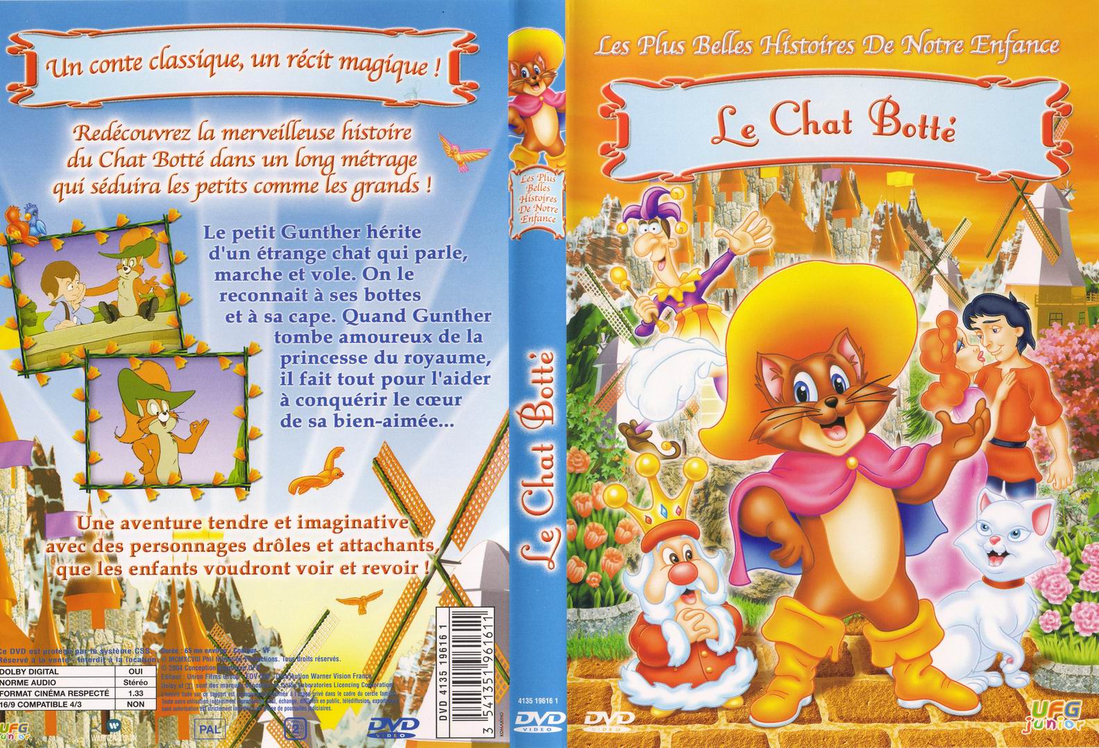 Jaquette DVD Les plus belles histoires de notre enfance - Le chat bott