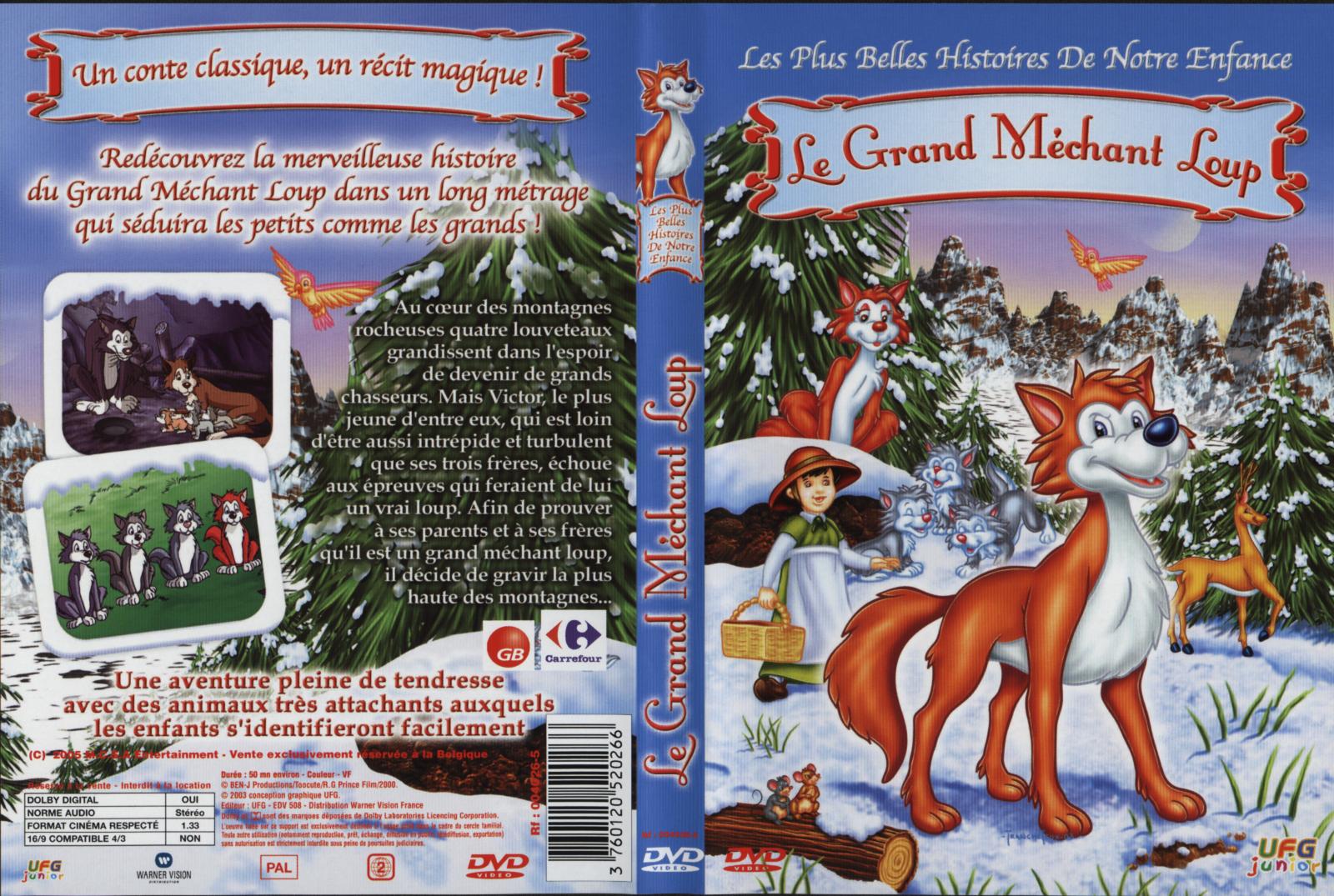 Jaquette DVD Les plus belles histoires de notre enfance - Le grand mchant loup