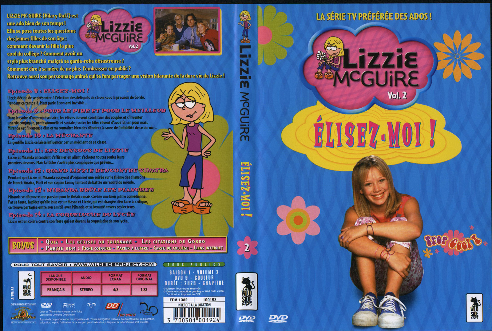 Jaquette DVD Lizzie McGuire vol 2