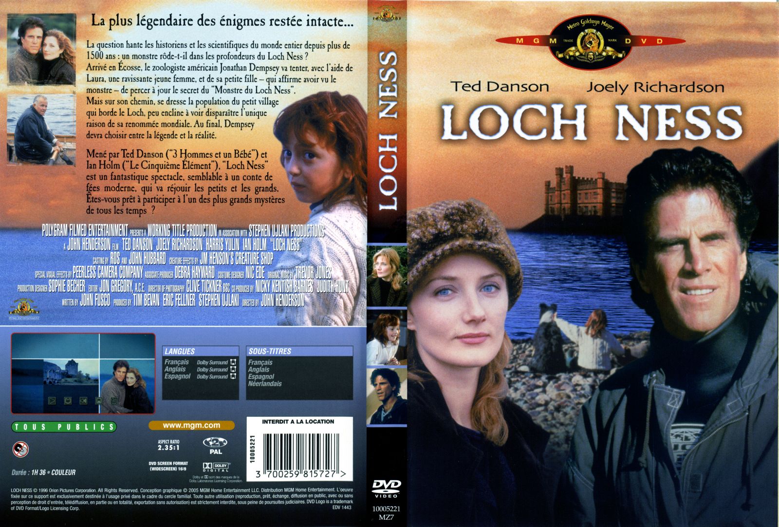 Jaquette DVD Loch Ness