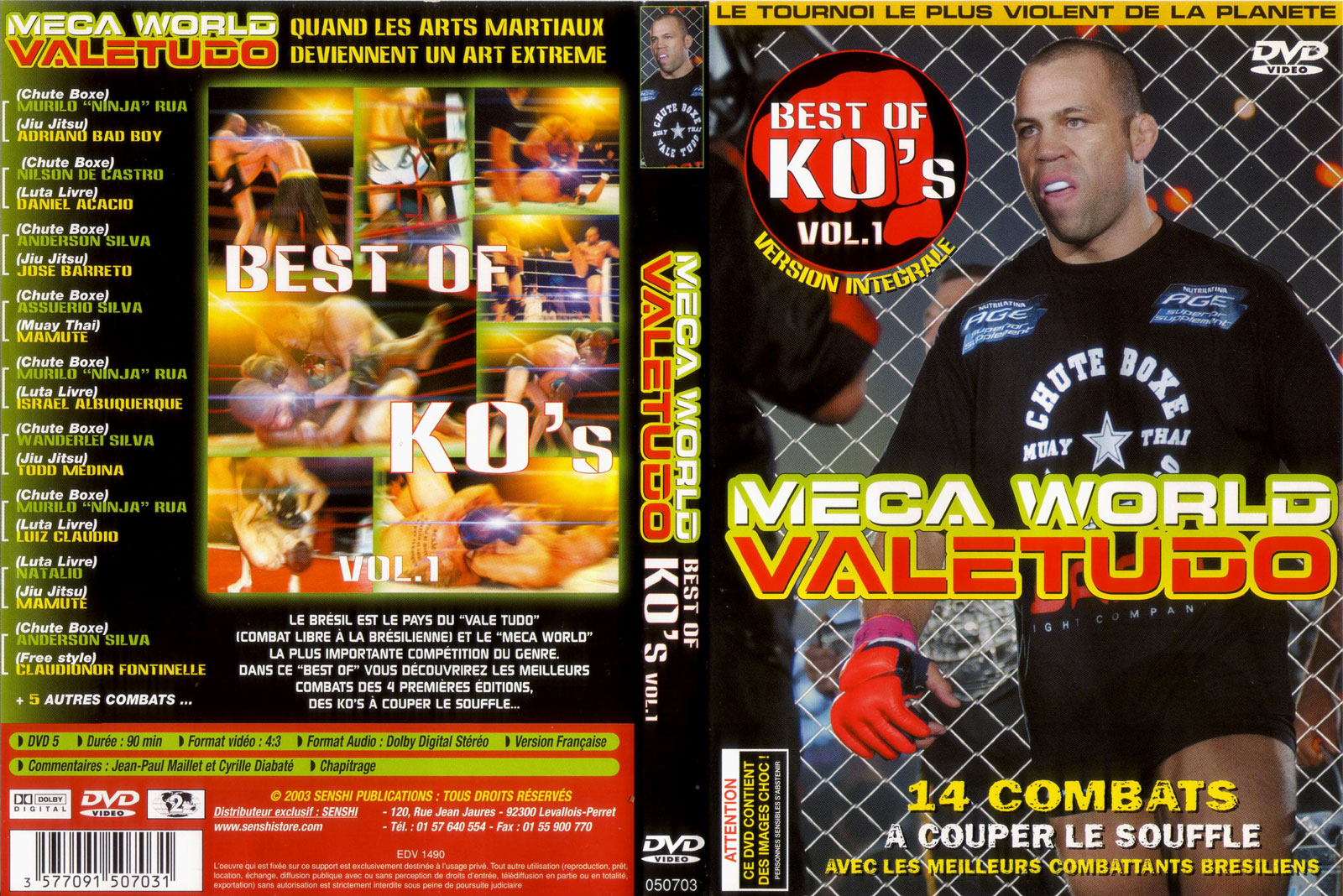 Jaquette DVD Meca world valetudo