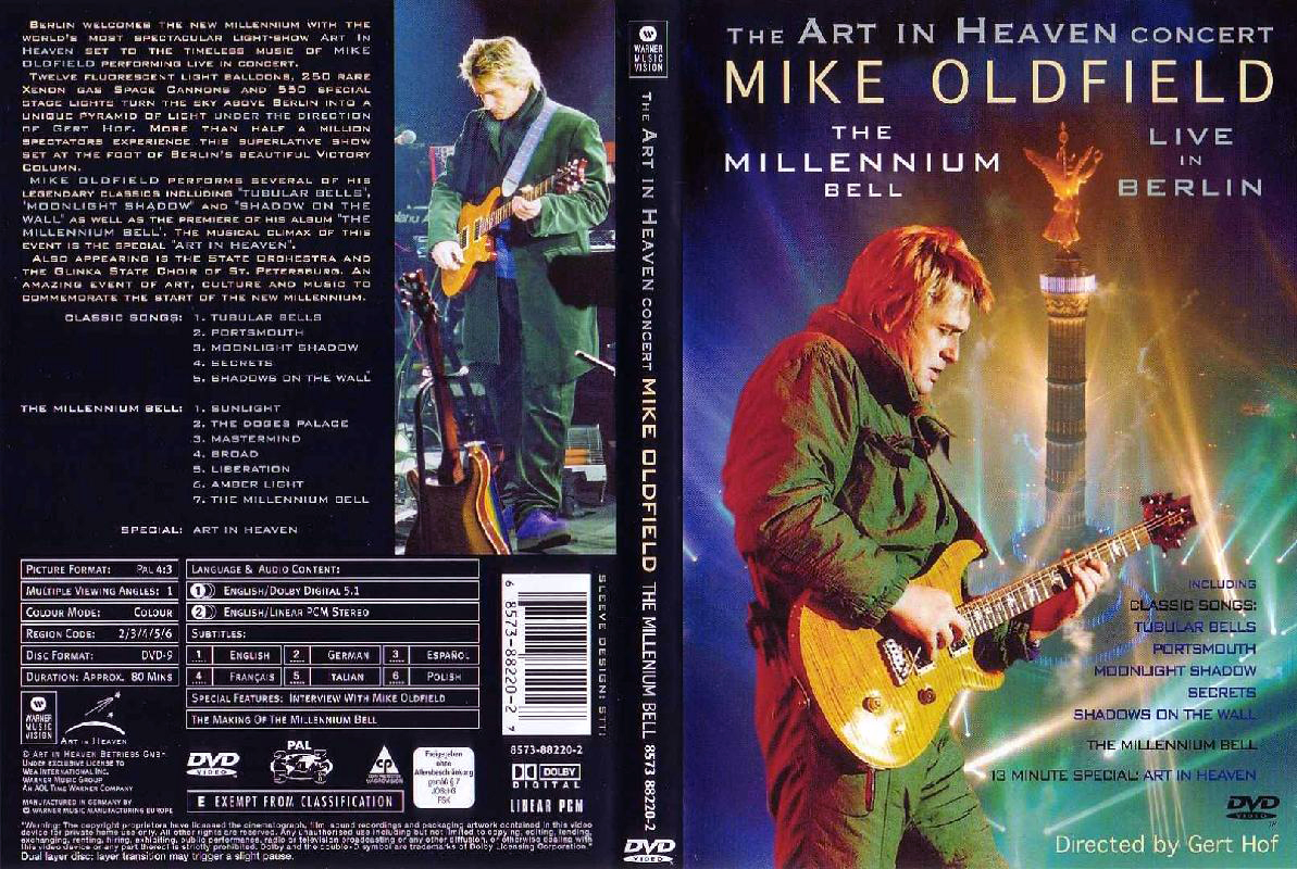 Jaquette DVD Mike Oldfield - The Millennium Bell Live  Berlin