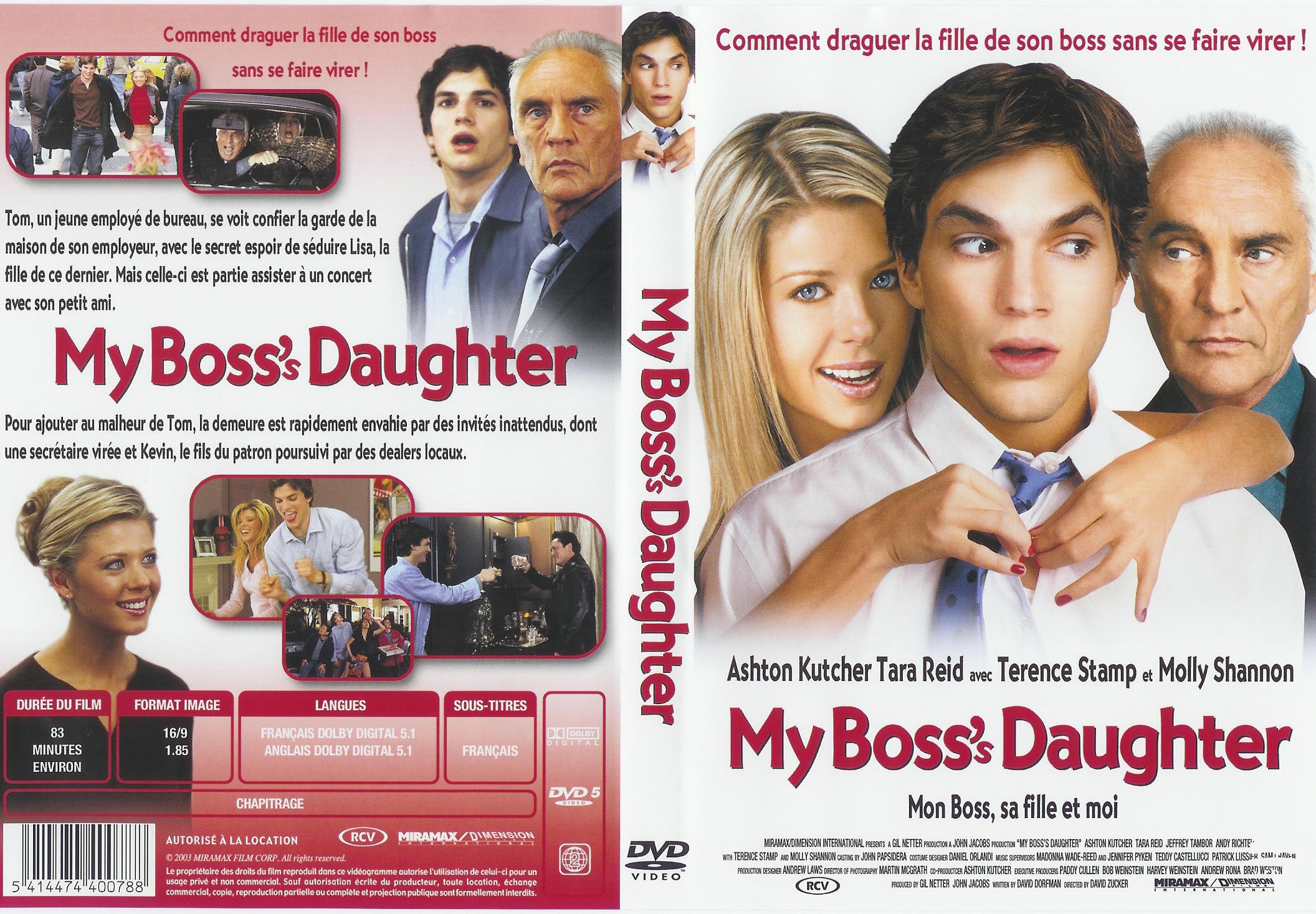 Jaquette DVD Mon boss sa fille et moi v2