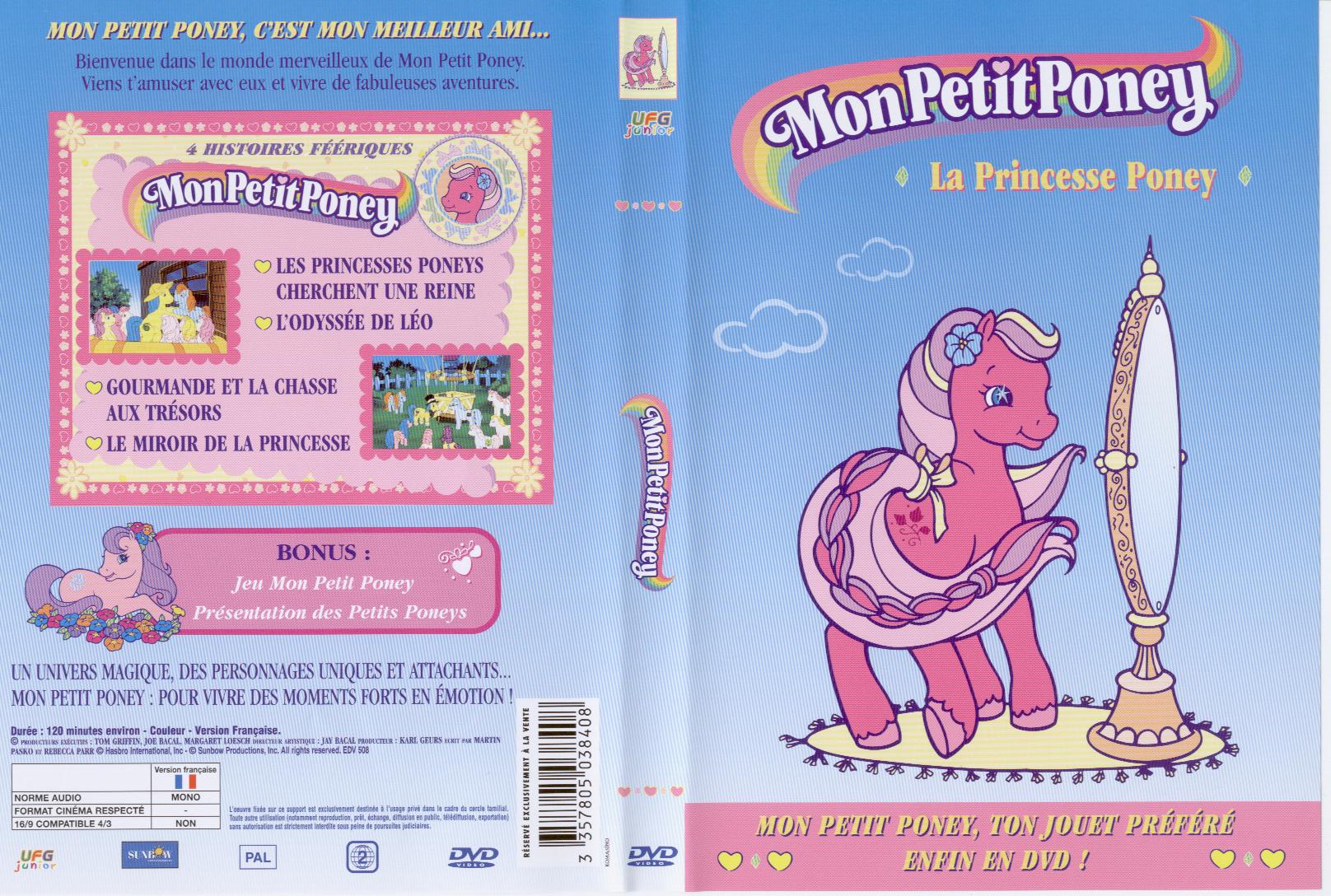 Jaquette DVD Mon petit poney La Princesse Poney