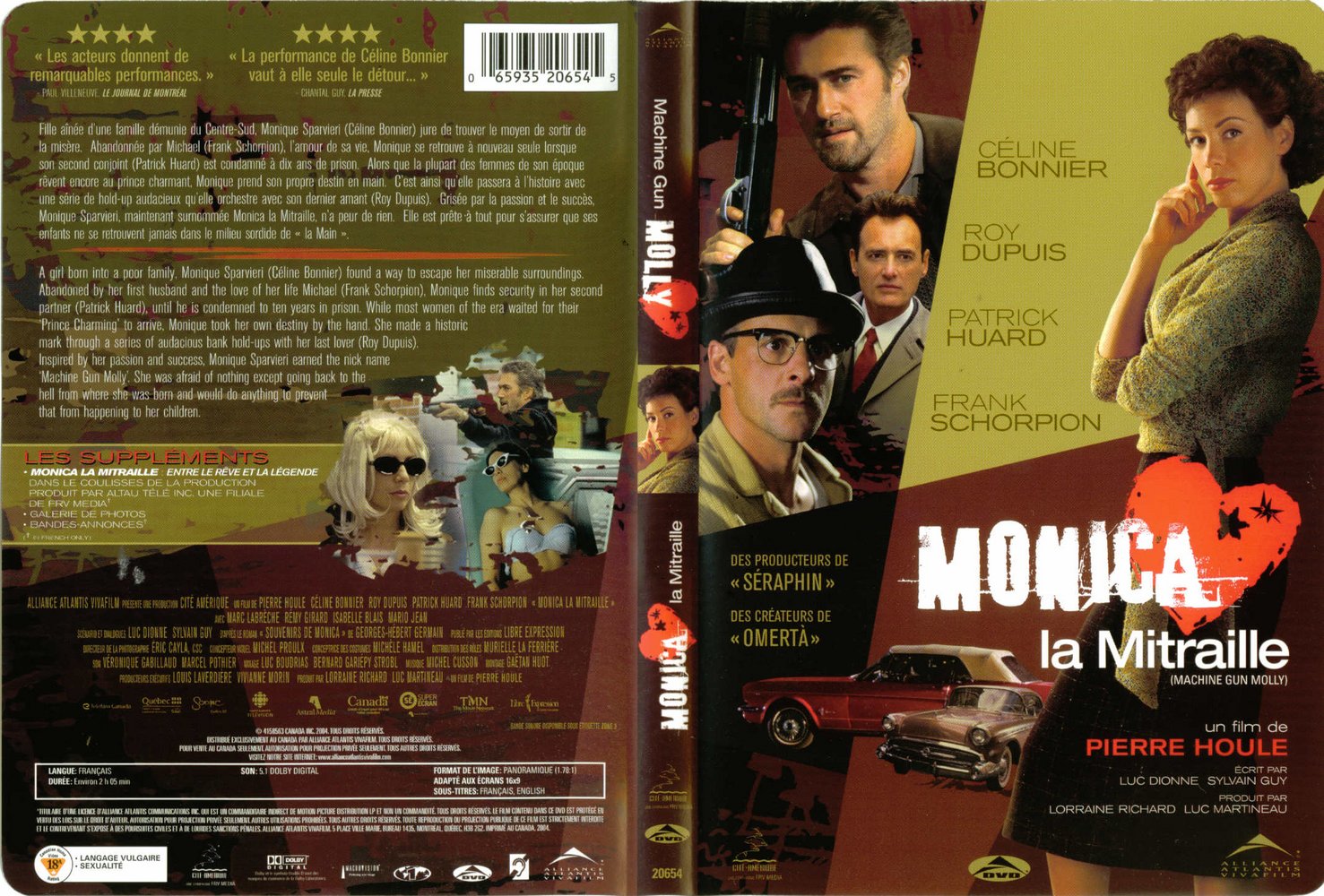 Jaquette DVD Monica la mitraille