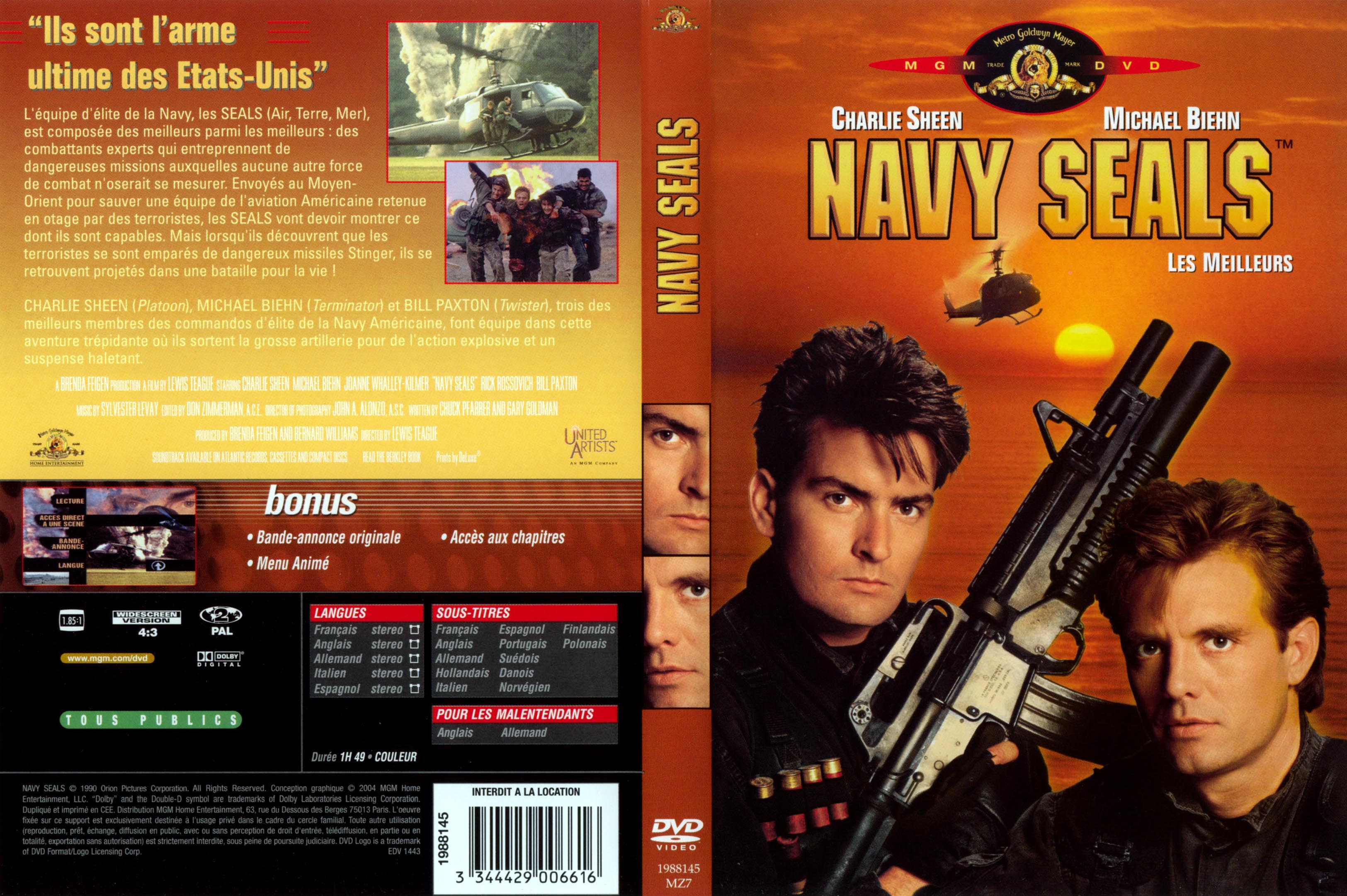 Jaquette DVD Navy seals