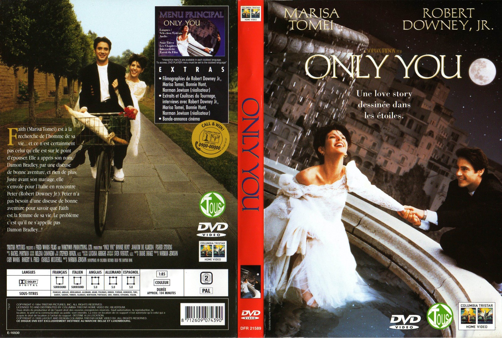 Jaquette DVD Only you