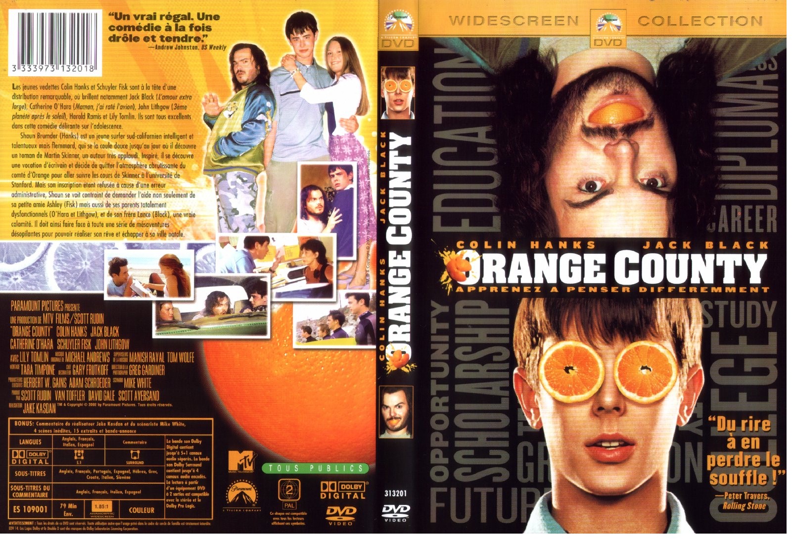 Jaquette DVD Orange county
