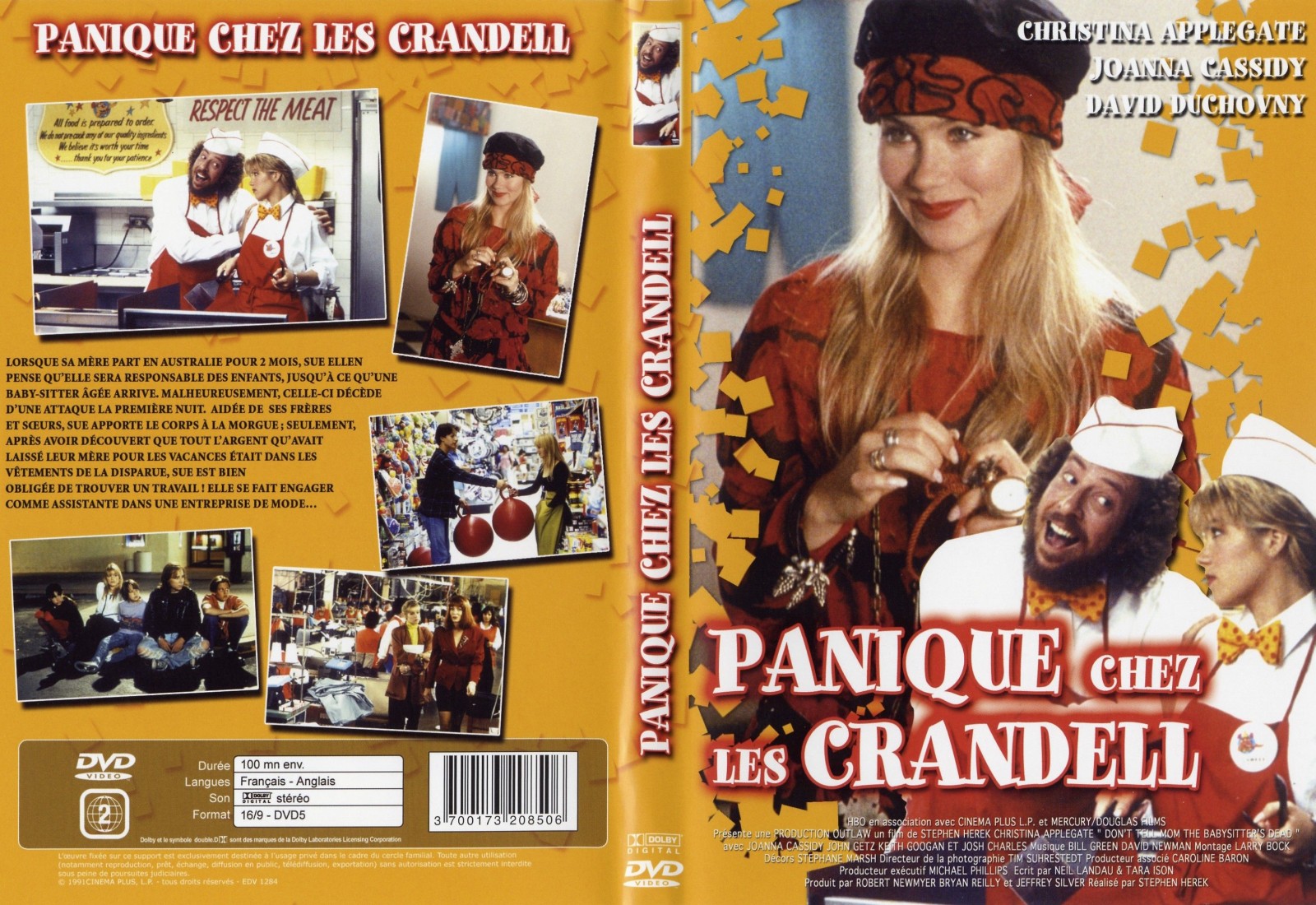 Jaquette DVD Panique chez les Crandell