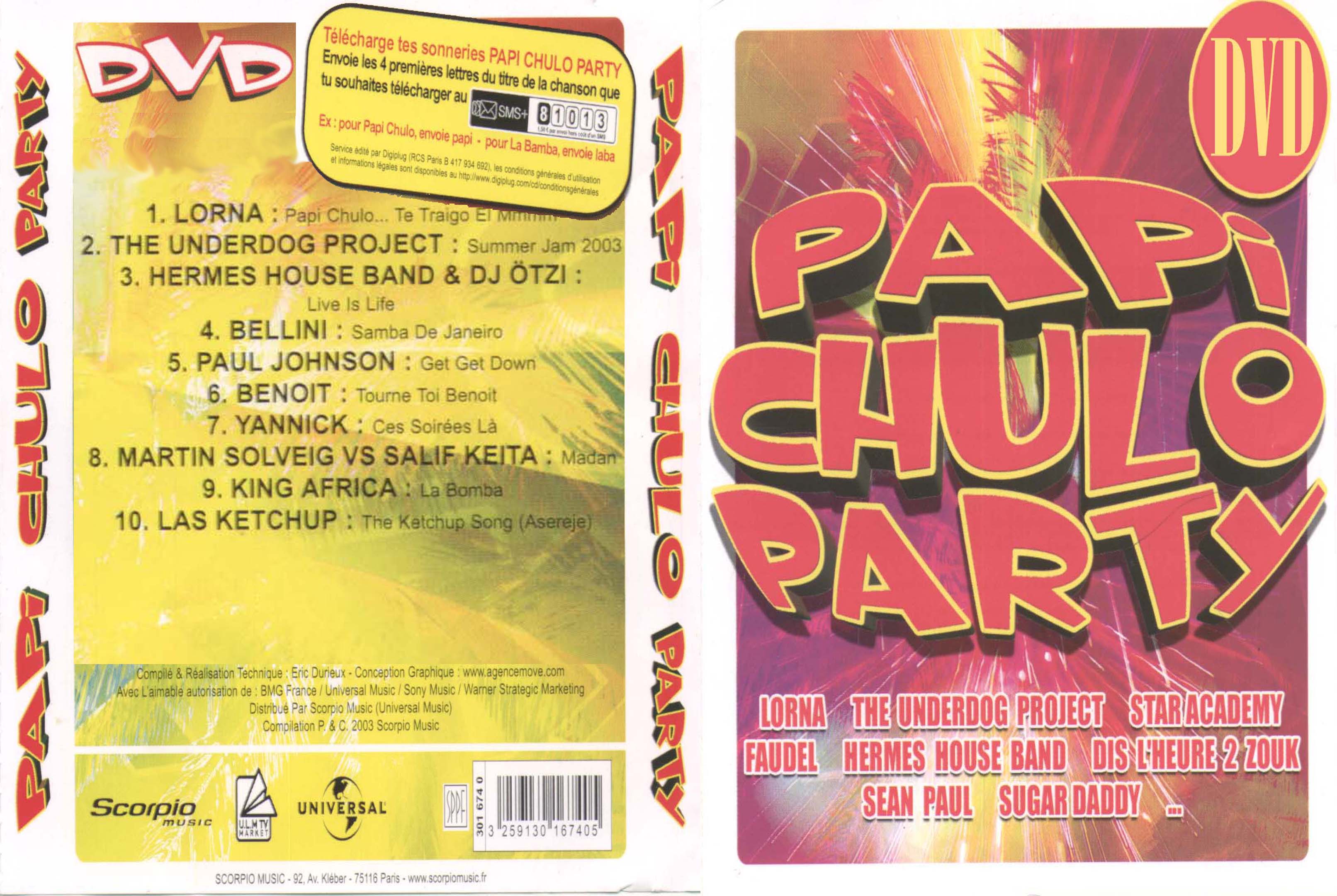 Jaquette DVD Papi chulo party
