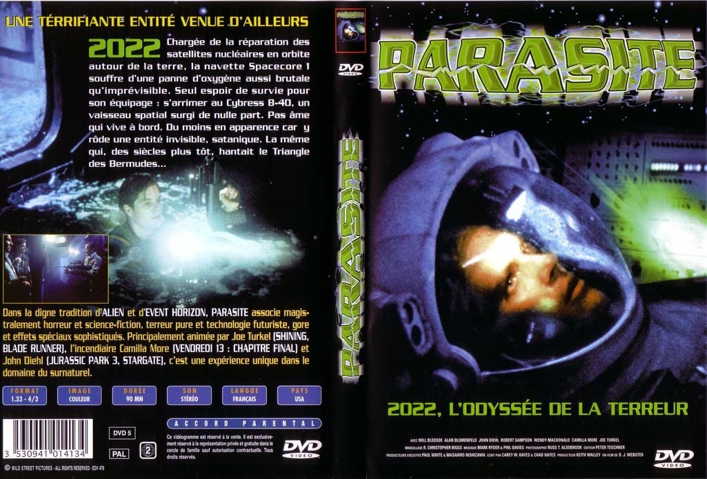 Jaquette DVD Parasite
