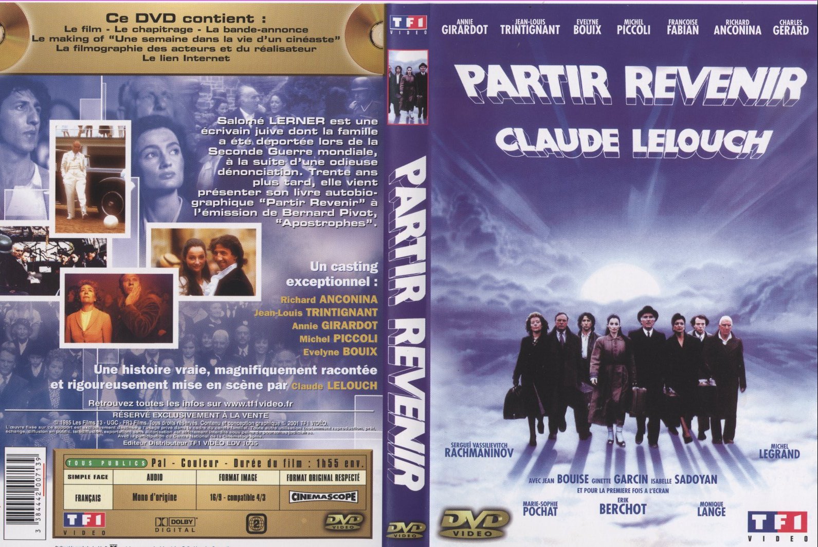 Jaquette DVD Partir revenir