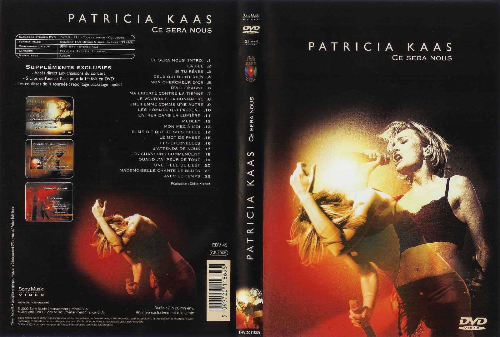 Jaquette DVD Patricia Kass ce sera nous