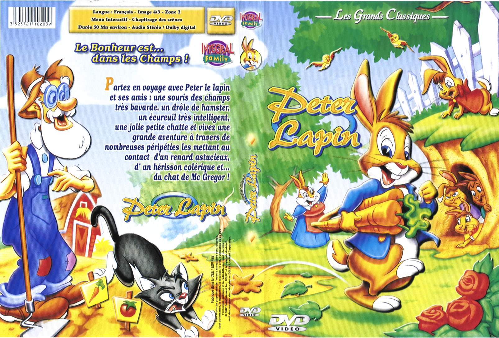Jaquette DVD Peter Lapin