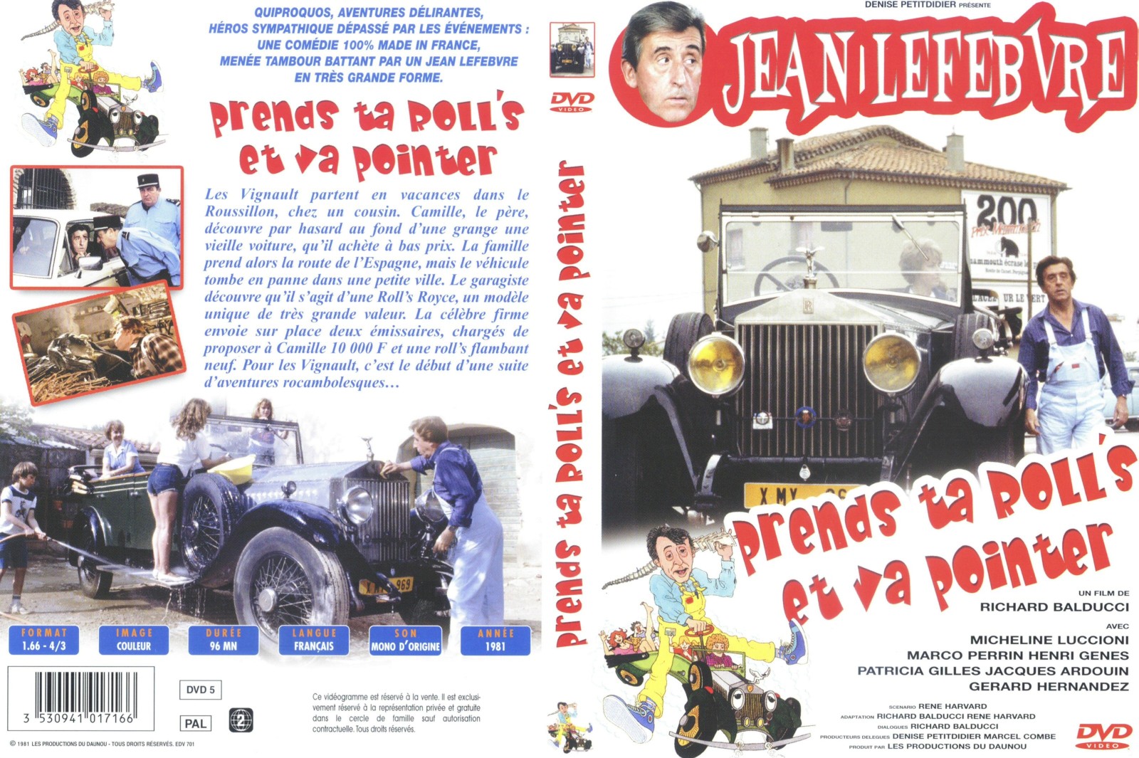 Jaquette DVD Prends ta rolls et va pointer