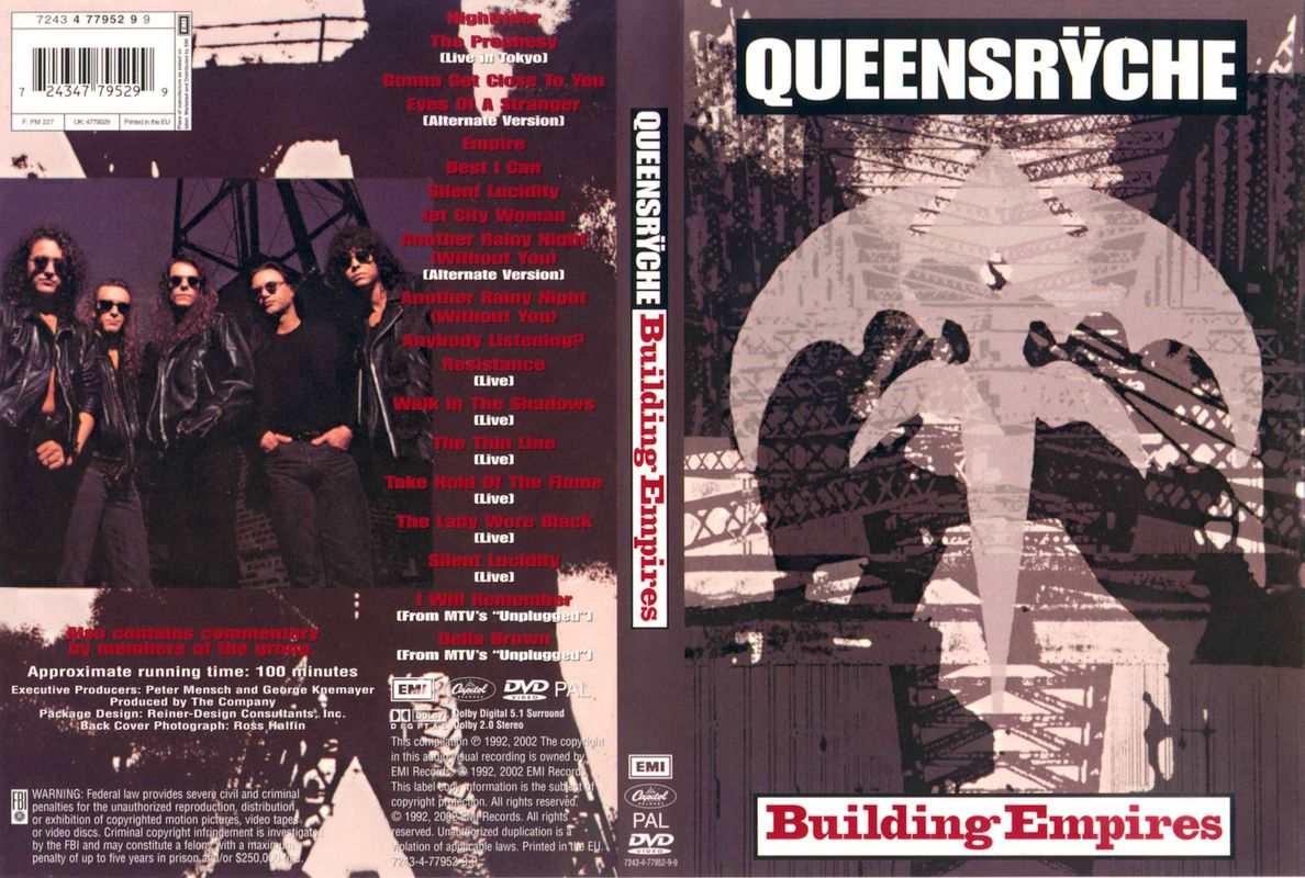 Jaquette DVD Queensryche Building Empires