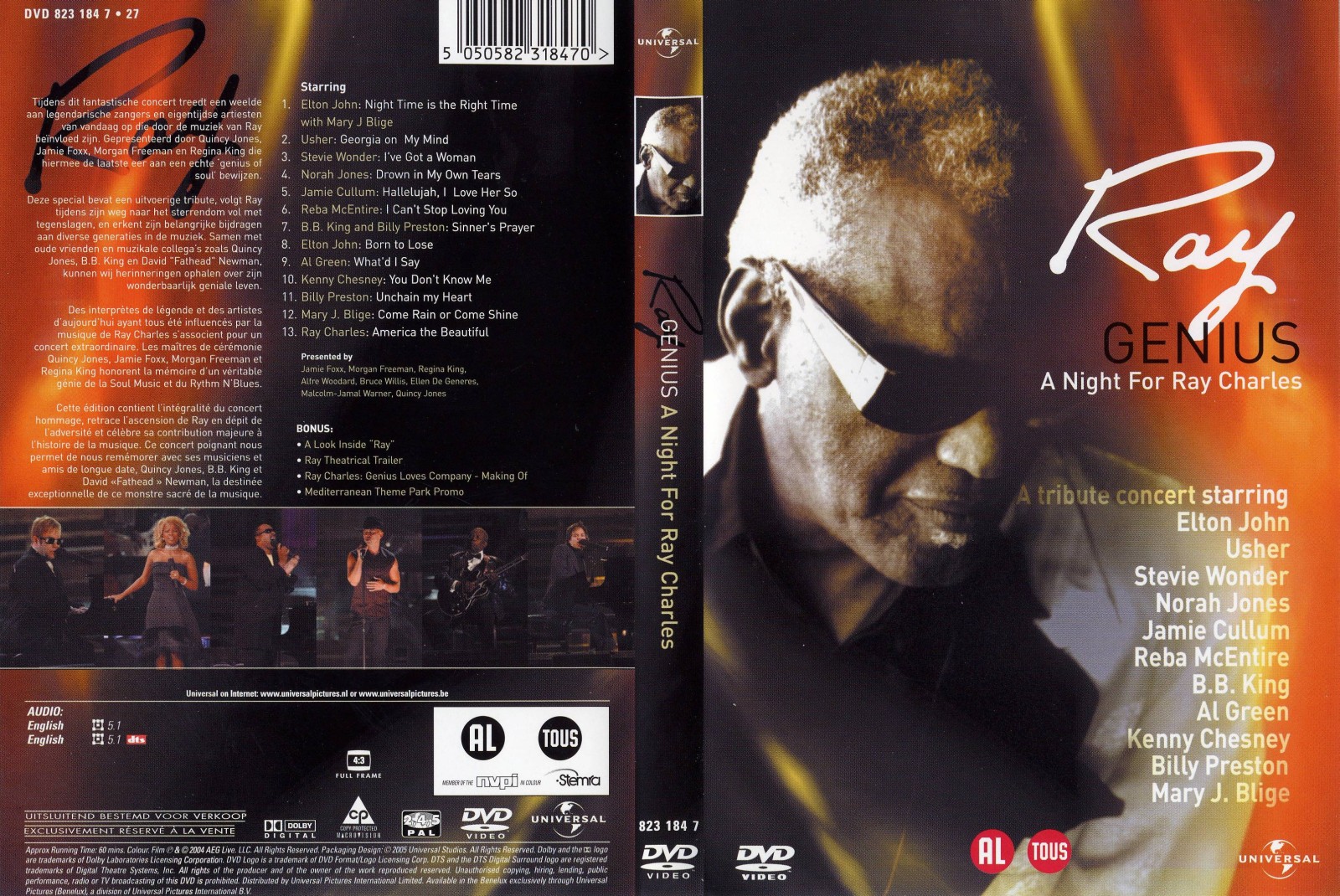 Jaquette DVD Ray genius