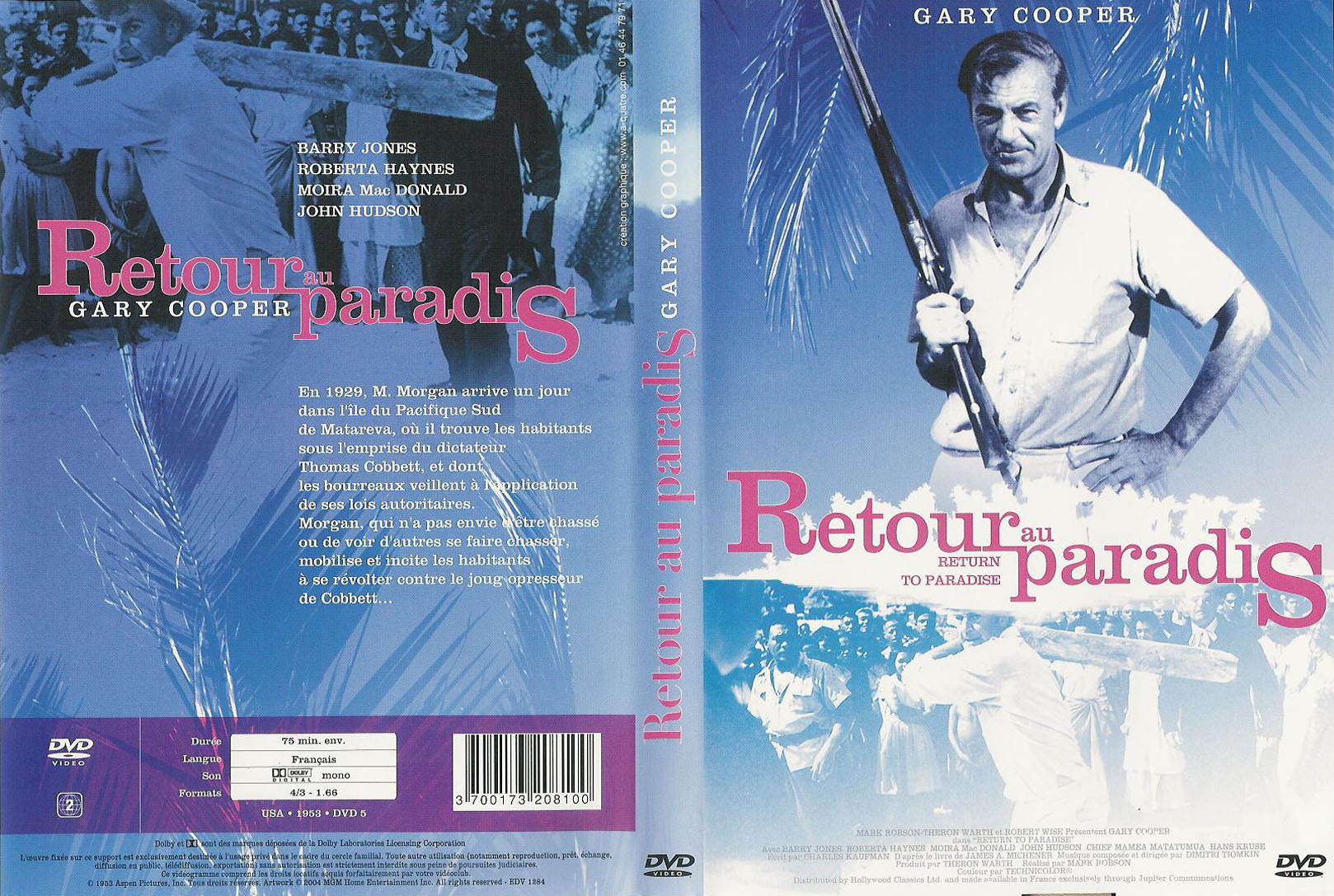 Jaquette DVD Retour au paradis