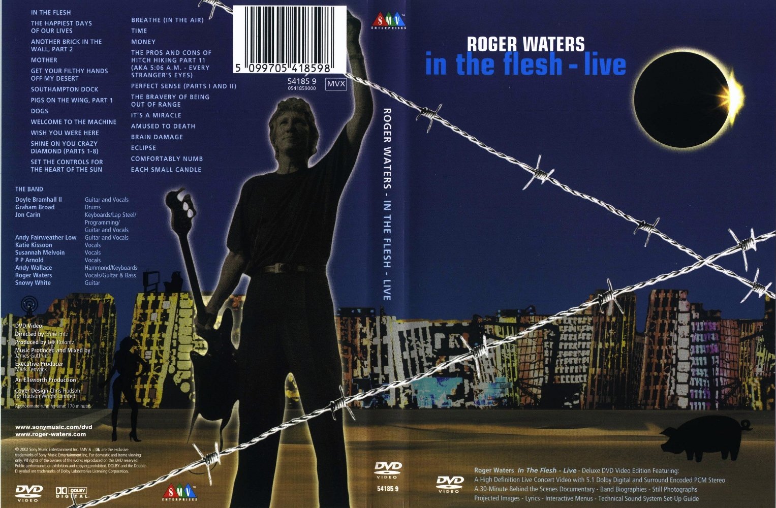 Jaquette DVD Roger Wathers - In the flesh