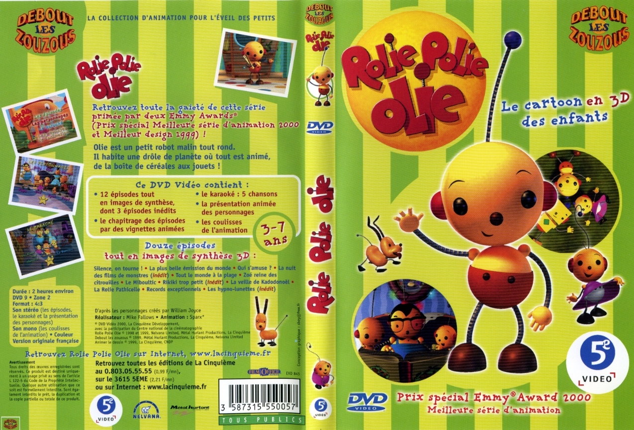 Jaquette DVD Rolie Polie Olie