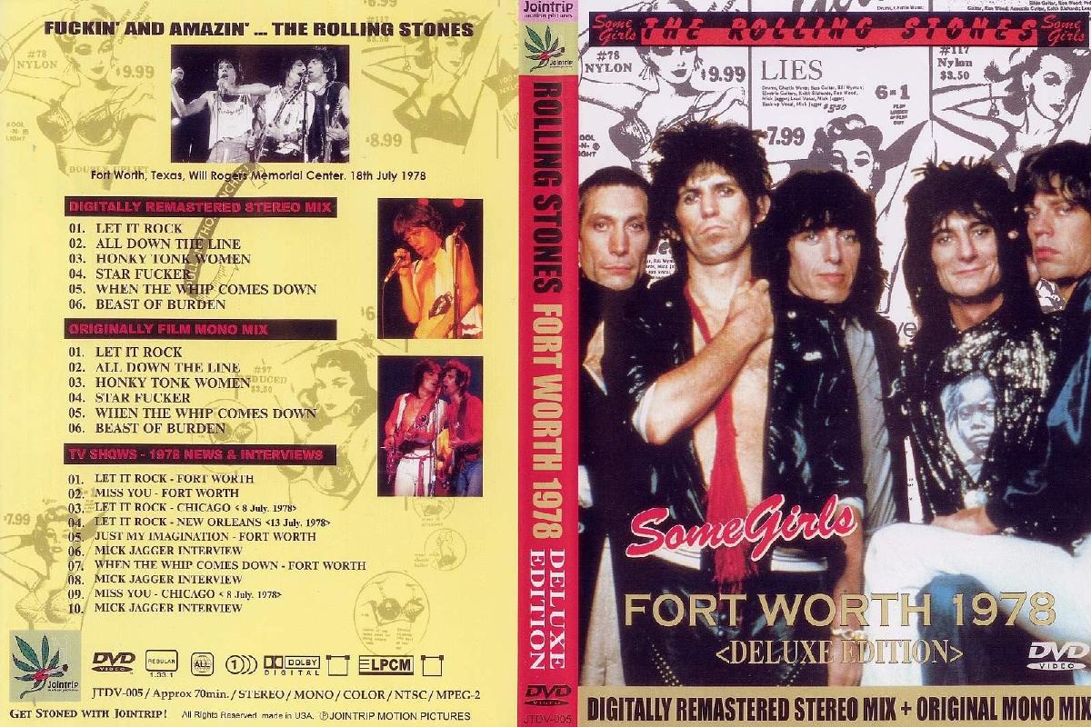 Jaquette DVD Rolling Stones Forth Worth 1978 Deluxe Edition