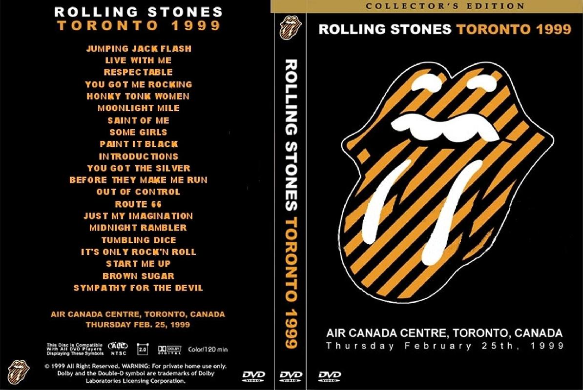 Jaquette DVD Rolling Stones Toronto 1999