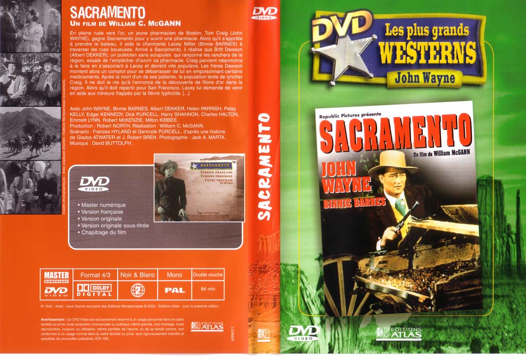 Jaquette DVD Sacramento