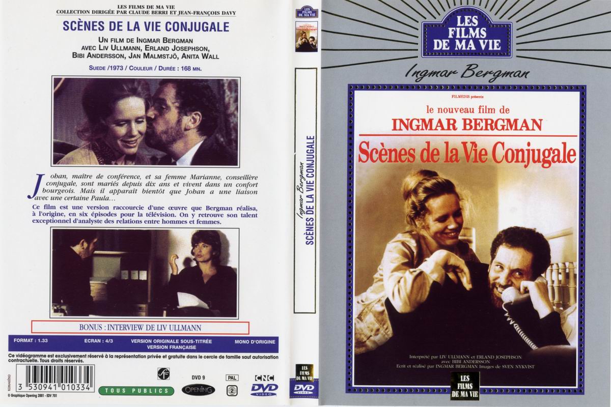 Jaquette DVD Scnes de la vie conjugale