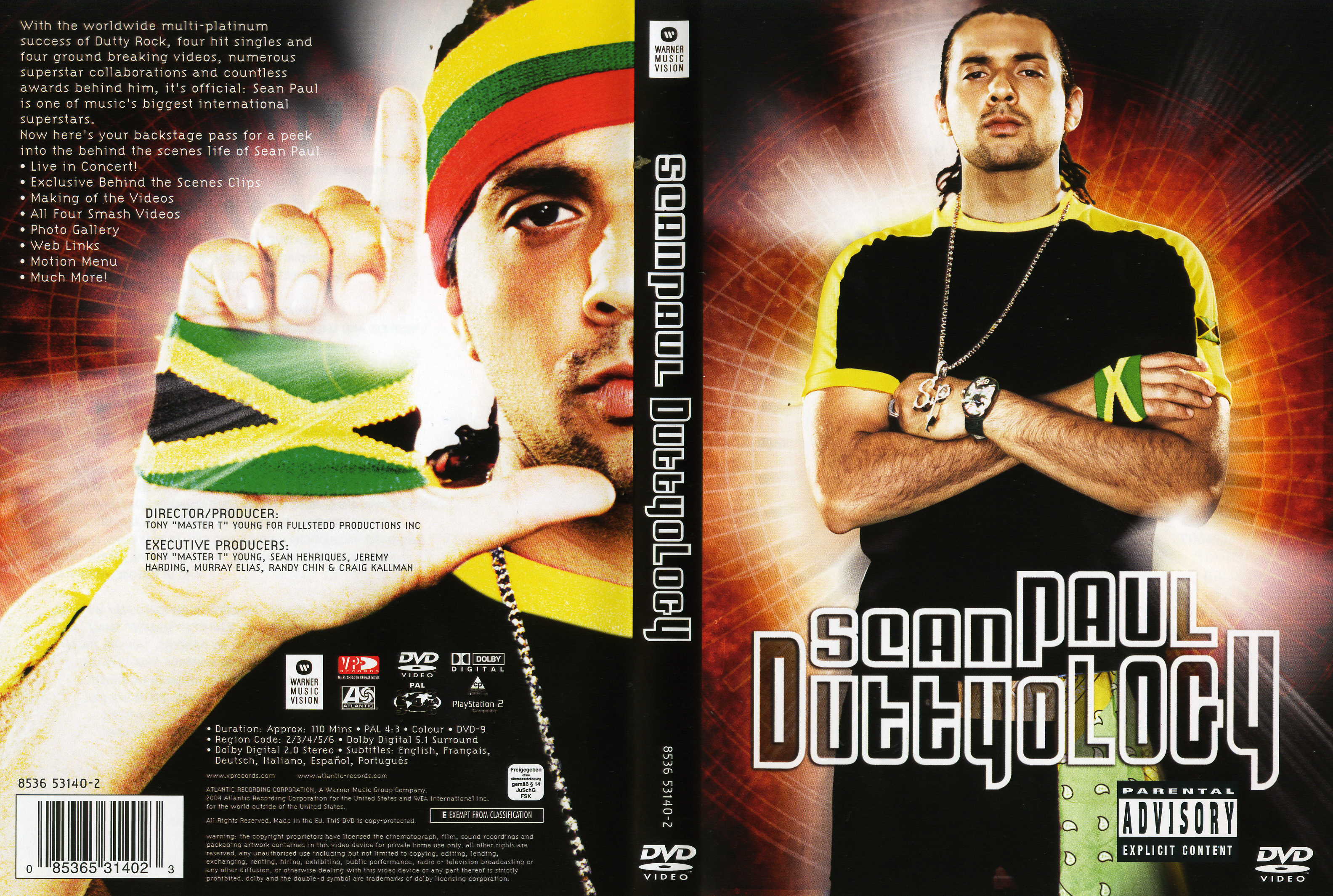 Jaquette DVD Sean Paul Duttyology