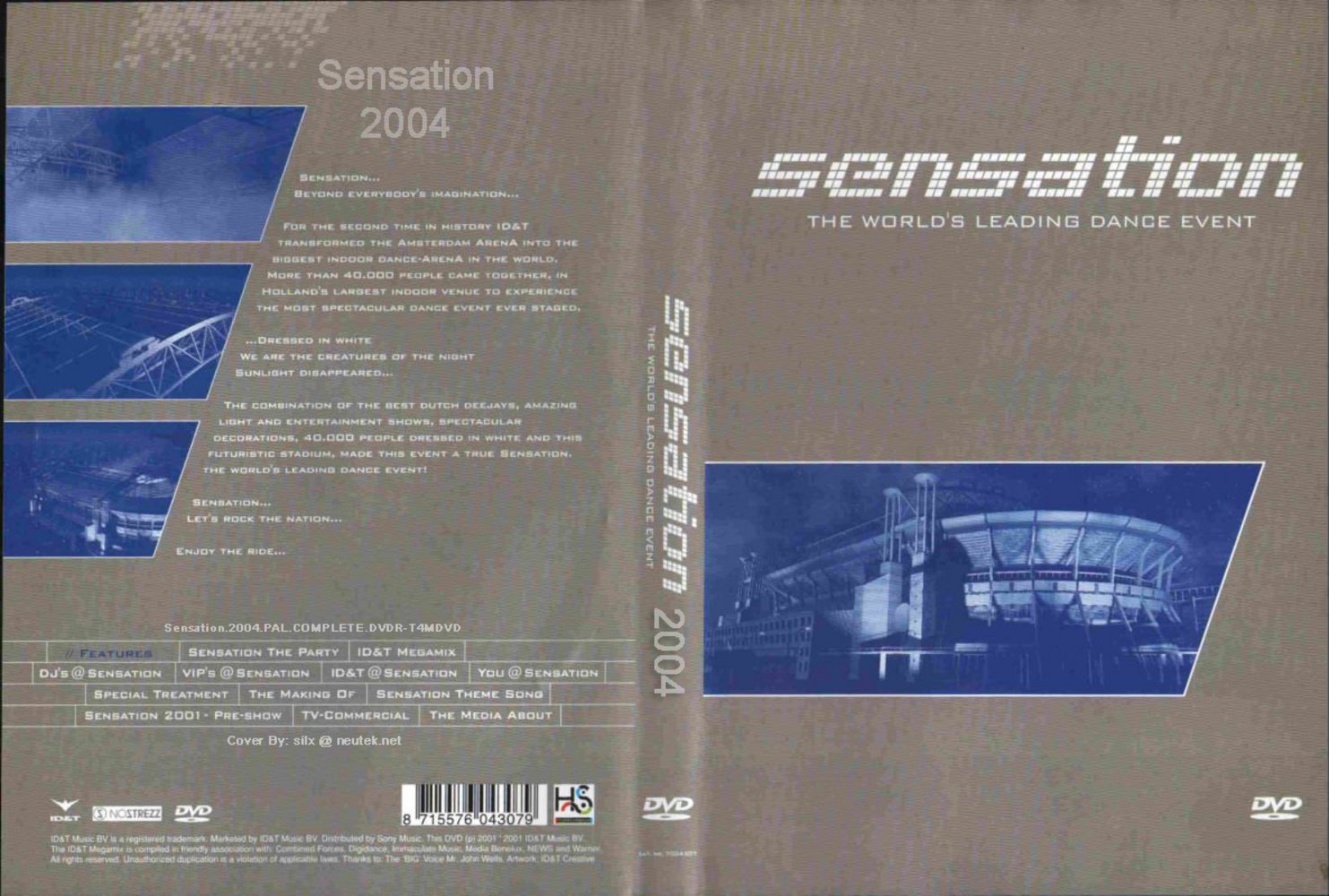 Jaquette DVD Sensation 2004